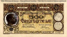 REPRODUCERI dupa PROIECTE DE BANCNOTE ROMANESTI 1921-1947 foto