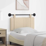 vidaXL Cap de pat suspendat Pe perete Crem 90 x 55 x 5 cm țesătură 42031323