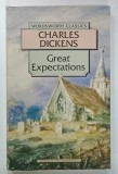 GREAT EXPECTATIONS by CHARLES DICKENS , 1995, COPERTA ORIGINALA BROSATA , URME DE UZURA