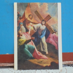 RELIGIE - DRUMUL CALVARULUI - REPRODUCERE DUPA PICTURA IGNAZ GUNTHER, 1801 -