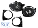Kit de proiectoare tip M technik, M3 cu capace potrivit pentru BMW Seria 3 E46 1998-2005 sedan, coupe, break, baza cromata, stanga + dreapta Performan