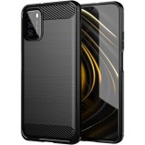 Husa TPU OEM Carbon pentru Xiaomi Redmi 9T / Xiaomi Poco M3, Neagra