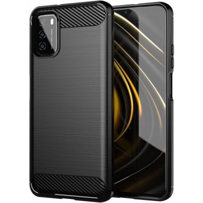 Husa TPU OEM Carbon pentru Xiaomi Redmi 9T / Xiaomi Poco M3, Neagra foto