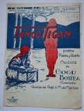 Partitura Tango tigan, muzica Gogu Bottea Botea Constanta, interbelica