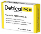 Cumpara ieftin Detrical vitamina D 1000 UI, 60 comprimate, Zdrovit