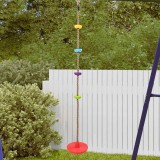 vidaXL Funie de cățărare de copii, cu șezut disc și platforme, 200 cm