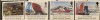 PC358 - Teritoriul Antarctic Britanic (BAT) 1991 Cercetare/ Vapoare, serie MNH, 4v, Nestampilat