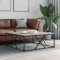 vidaXL Măsuță de cafea gri sonoma 100x100x40 cm lemn prelucrat 835367