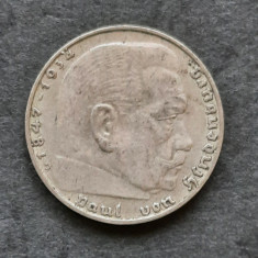 2 Reichsmark 1937, litera D, Germania - G 3922