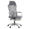 SCAUN DE BIROU ERGONOMIC CU SPATAR RABATABIL SI SUPORT PICIOARE SYYT 9512 GRI