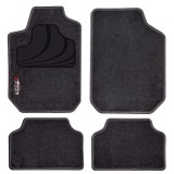 Covorase Auto Universale CUSTO POL Sport Negre Mocheta 4 Bucati Autoturisme
