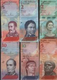 Cumpara ieftin Lot / Set si mai complet Venezuela 24 buc bolivari / bolivares / 2007-2019 UNC, America Centrala si de Sud