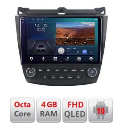 Navigatie Honda Accord 2004-2008 B-ACCORD Android Ecran QLED octa core 4+64 carplay android auto KIT-ACCORD+EDT-E310V3 CarStore Technology foto