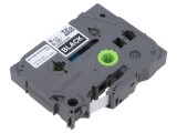 Bandă BROTHER 9mm neagră cu caractere albe