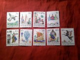 Serie Ungaria 1965 - Basme Orientale , 9 valori