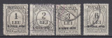 ROMANIA 1930 TAXA DE PLATA SUPRATIPAR 8 IUNIE 1930 SERIE STAMPILATA, Stampilat