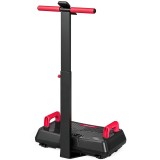 SPORTNOW Placă vibratoare silențioasă cu șezut, 99 niveluri de intensitate, 3 programe presetate, reglabilă pe &icirc;nălțime &amp; m&acirc;nere detașabile | Aosom Ro