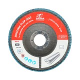 Disc lamelar abraziv cu zirconiu 125x22.23mm T29 R100 pentru slefuire, polizare metal si inox