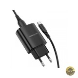 Incarcator Retea Cu Cablu USB-C Borofone BN1 10W 2.1A 1 x USB-A Negru