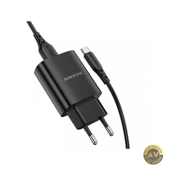 Incarcator Retea Cu Cablu USB-C Borofone BN1 10W 2.1A 1 x USB-A Negru