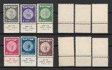 Israel 1949 Mi 22/27 + tab MNH - Monede vechi
