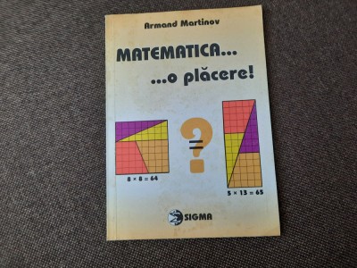MATEMATICA ... O PLACERE ARMAND MARTINOV RF17/2 foto