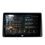 Navigatie Dacia Duster (2018-2021) 8GB RAM Android 13 Octacore Slot Sim 4G DSP GPS Wi-FI Carplay Android Auto USB Bluetooth Waze Touchscreen 10.1 Inch