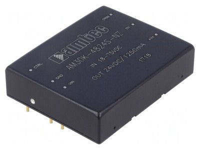 Convertor DC/DC 30W 36-75V la 24V 1,25A foto