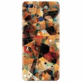 Husa silicon pentru Huawei Y9 2018, Abstract Triangles Connected Lines