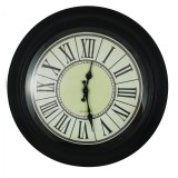 Ceas de perete Roman Black, Time Veranda