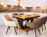 Set dining elegance 2 masa+6 scaune