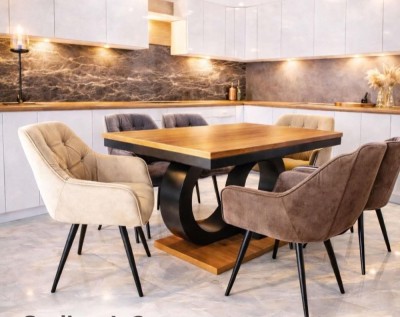 Set dining elegance 2 masa+6 scaune foto