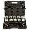 Presa Universala Bucse Rulmenti Suspensie Toolhub + 20 Adaptatoare (34-82mm) &amp; 4 Axe M10-M16, Extractie/Montaj Auto, Furgonete