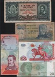 Set 5 bancnote de prin lume adunate (cele din imagini) #185, Europa