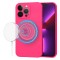 Husa MagSafe pentru Apple iPhone 13 Pro, Techsuit, SoftFlex, Roz Inchis