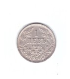 Moneda Bulgaria 1 leva/lev 1925 Poissy, stare foarte buna, curata