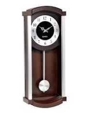 Pendul? de Perete Elegant? &ndash; Design Clasic &amp; Modern Argintiu / Auriu 8420