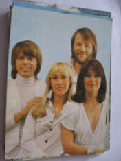 Carte postala actori/film - Formatia ABBA foto