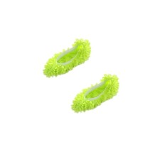 Papuci de Casa tip Mop, pentru Curatenie Podea, Gresie si Parchet, Marime Universala, Verde, CBD CORAL BEST DEALS Verde deschis neon 0.5 l 23 cm 10 cm