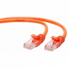 Cablu UTP Gembird Patchcord Cat 5e 0.25m Portocaliu foto