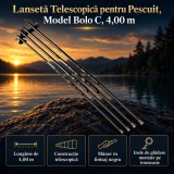 Lansetă Telescopică pentru Pescuit, Model Bolo C, 4,00 m