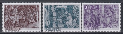 Penrhyn 1976 - Crăciun - Gravuri de Albrecht D&amp;uuml;rer, MNH foto