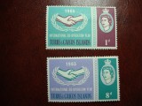 TURKS &amp; CAICOS ISLANDS SERIE ELISABETA II MH, Nestampilat