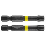 Set biti de impact TX40X50mm 1/4&quot; 2buc. GRAPHITE 56H529 HardWork ToolsRange