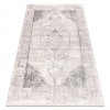 DISTIN 0107B covor modern gri / gri deschis / alb - Ornament, cadru, vintage, franjuri, 140x190 cm