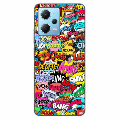 Husa Xiaomi Redmi Note 12 5G Silicon Gel Tpu Model Pop Art Pow Wow Boom foto