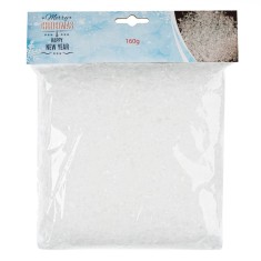 Zăpadă Artificială Decorativă Crăciun, Fulg Alb, Capacitate 160g
