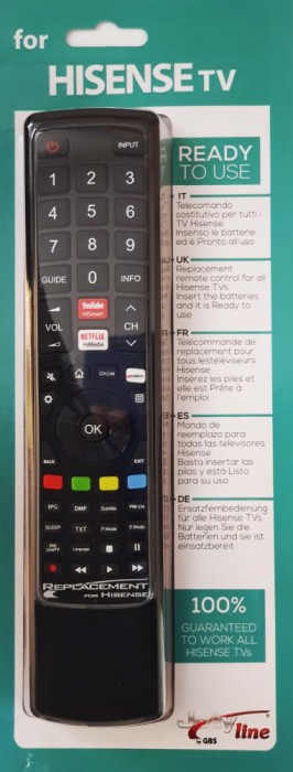 Telecomanda TV Hisesnse
