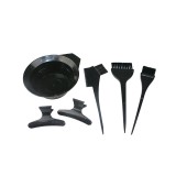 Set Boluri si Perii Vopsit Par Negru, Kit Aplicare Vopsea ABS