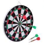 Darts cu 4 sageti, 30 cm, Multicolor
